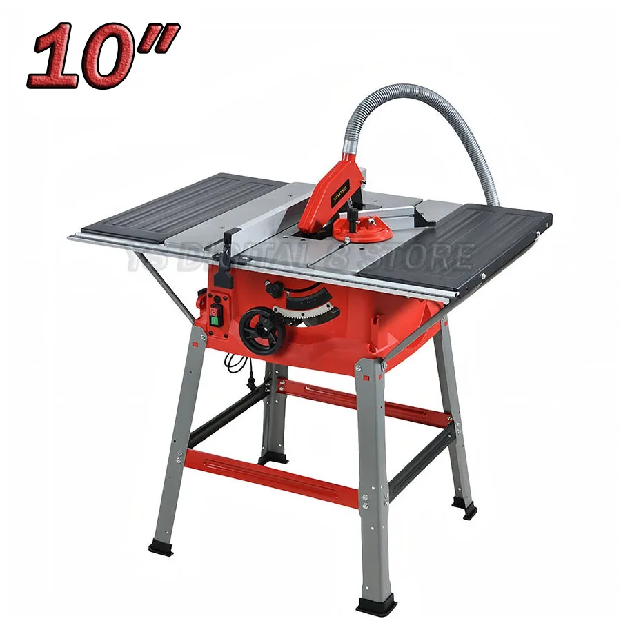 

10″ Woodworking sliding table saw Multi-functional dust-free miter saw Household Mini Saw Cutting Machine Electric tools