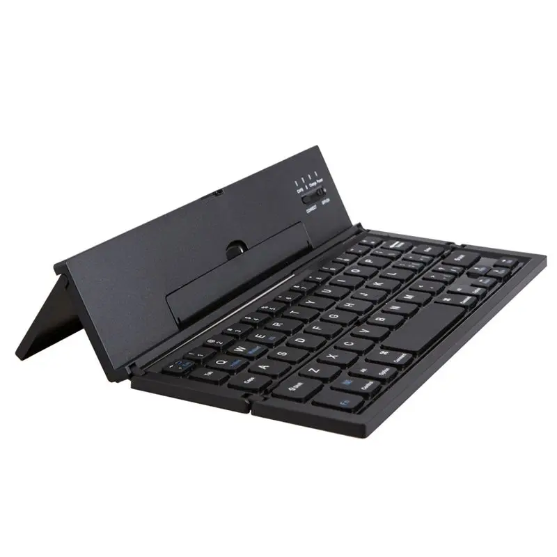 Folding Bluetooth Keyboard Portable Travel Foldable Keyboard Mini Wireless BT Keyboard For Mobile Phone Tablet Computer