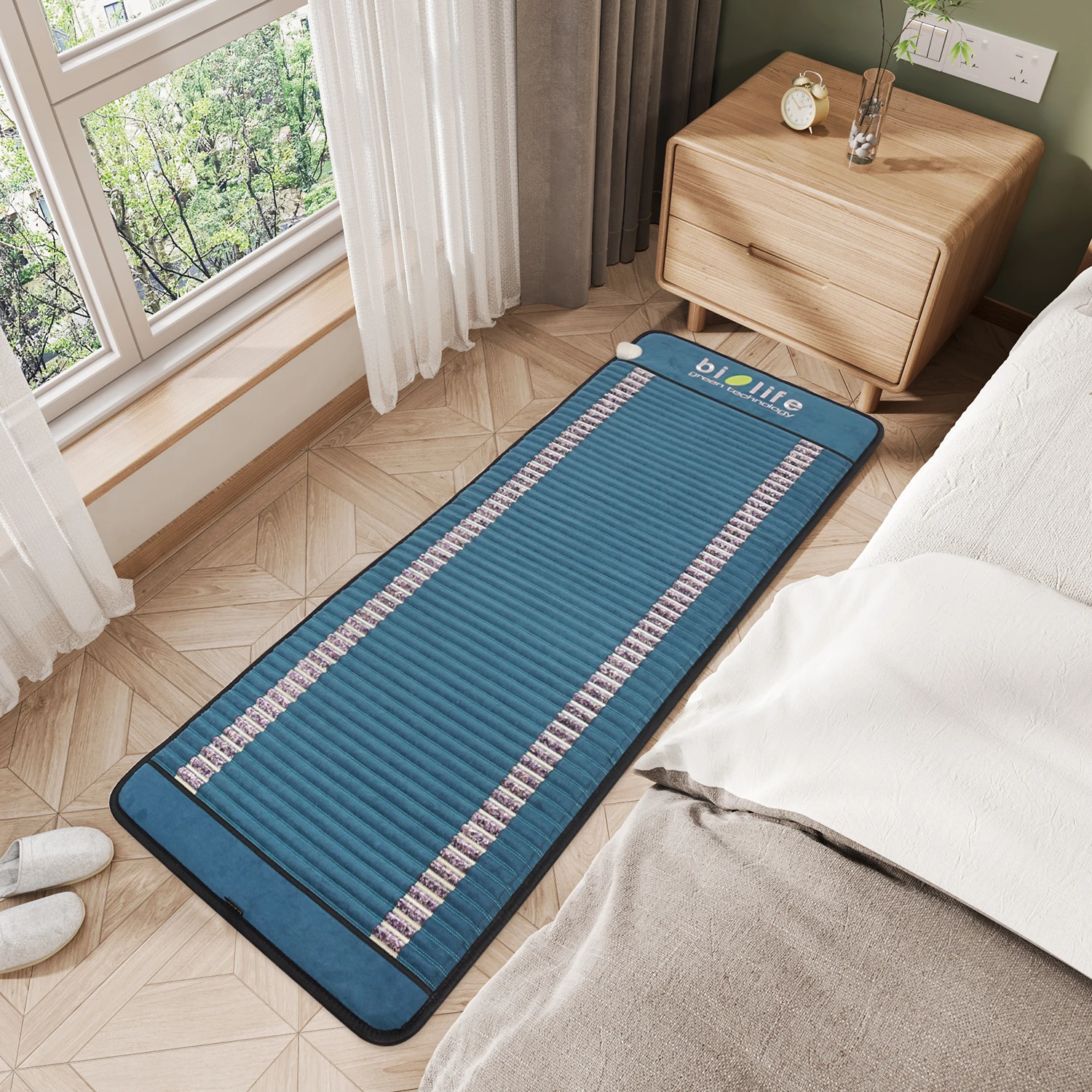 Amethyst Far Infrared Mattress Pad Pemf Mat Crystal Mat