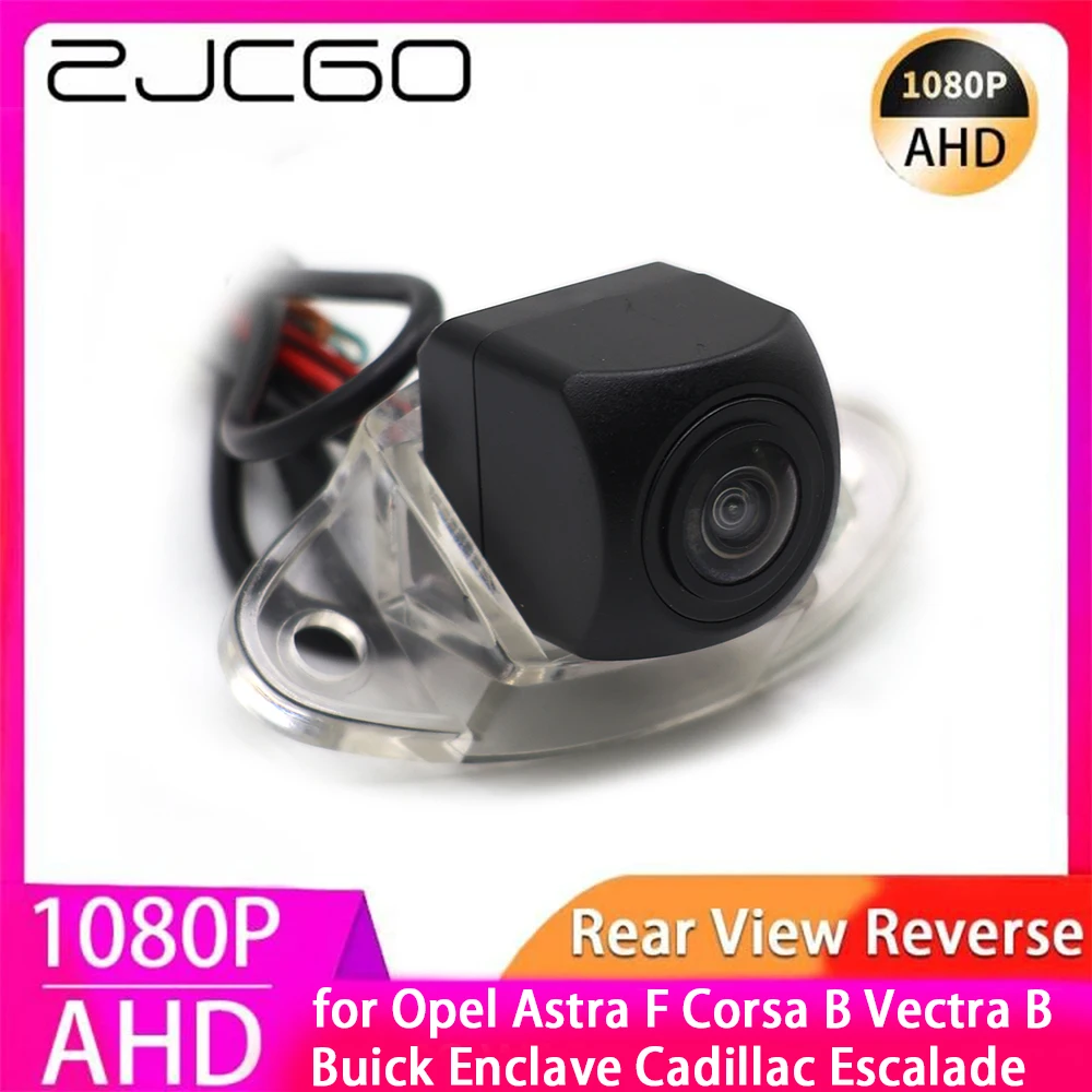 

ZJCGO AHD 1080P Parking Reverse Back up Car Rear View Camera for Opel Astra F Corsa B Vectra B Buick Enclave Cadillac Escalade