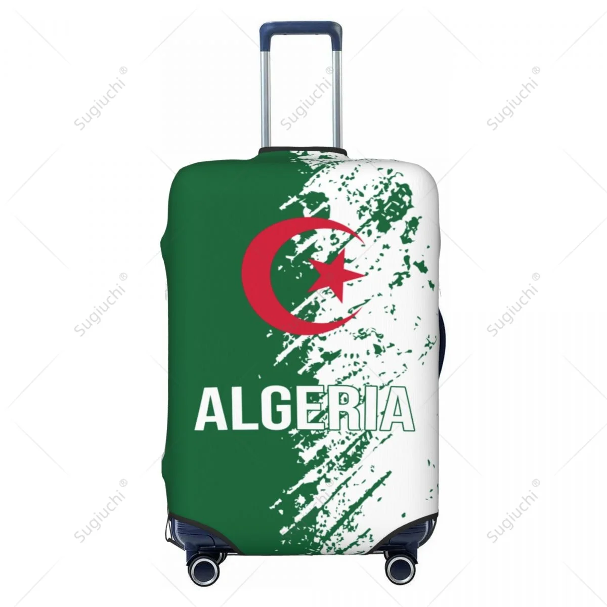 Algeria Flag Luggage Cover Suitcase Elastic Dust Case Travel Accessories Printed Baggage Case Protective