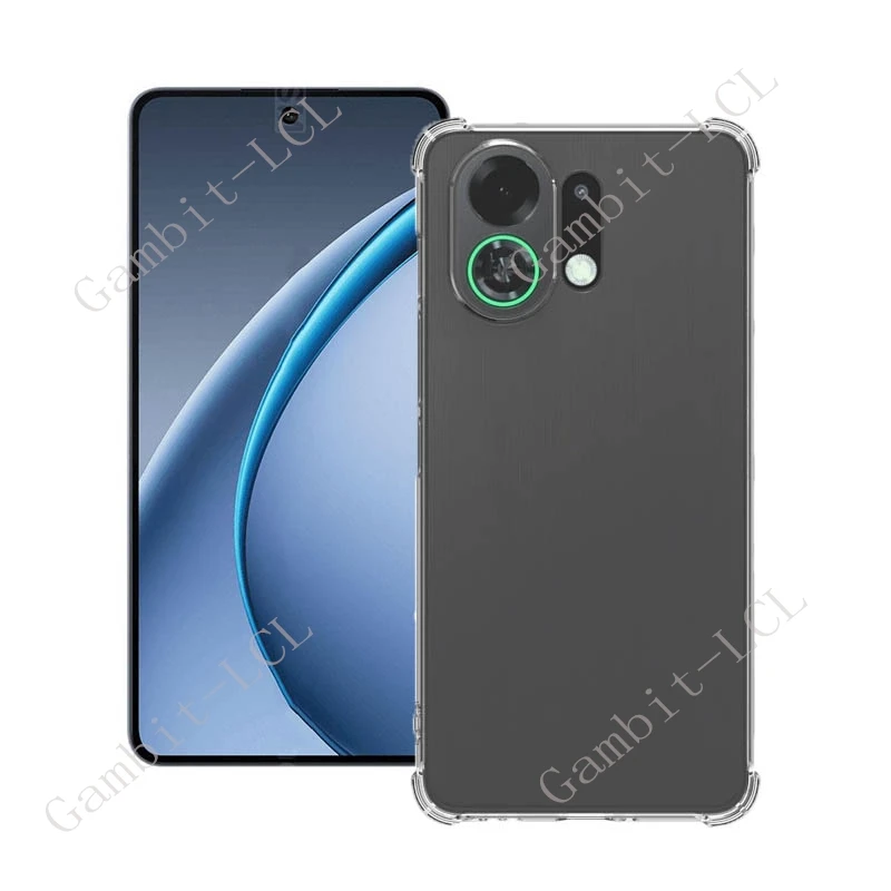 حافظة مضادة للسقوط لهاتف OPPO K13 Turbo Pro 2025 K13TurboPro PLE110 PLM110 غطاء خلفي أصلي مقاوم للصدمات من البولي يوريثان الناعم على K13 Turbo 5G