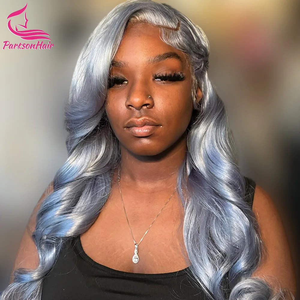 

Wear Go Glueless Wig Grey 13x6 HD Transparent Lace Front Body Wave Wigs For Women 613 Colored 13x4 Lace Front Human Hair Wigs