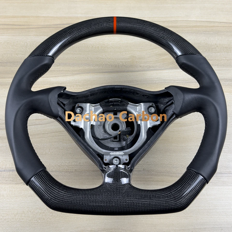 

Real Carbon Fiber Steering Wheel For Porsche 986 996 Model High Quality Leather Sport Wheel Custom Style