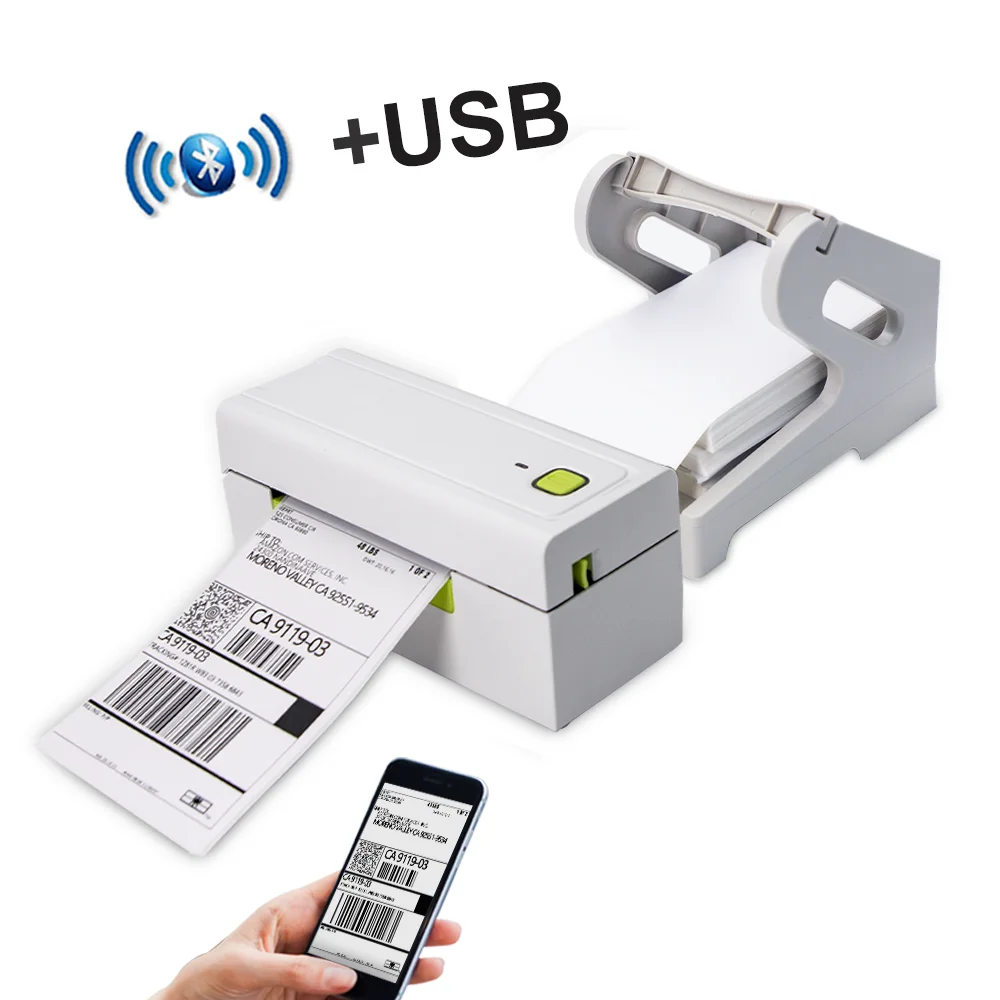 

Aiyin Label Printer with Blue Tooth Waybill Label Printer 4x6 Thermal Barcode Printer