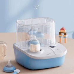 Baby Bottle Sterilizer, 2-in-1 Steam and Dry Sterilizer, Milk Warmer and Sterilizer Machine, Multifunctional Baby