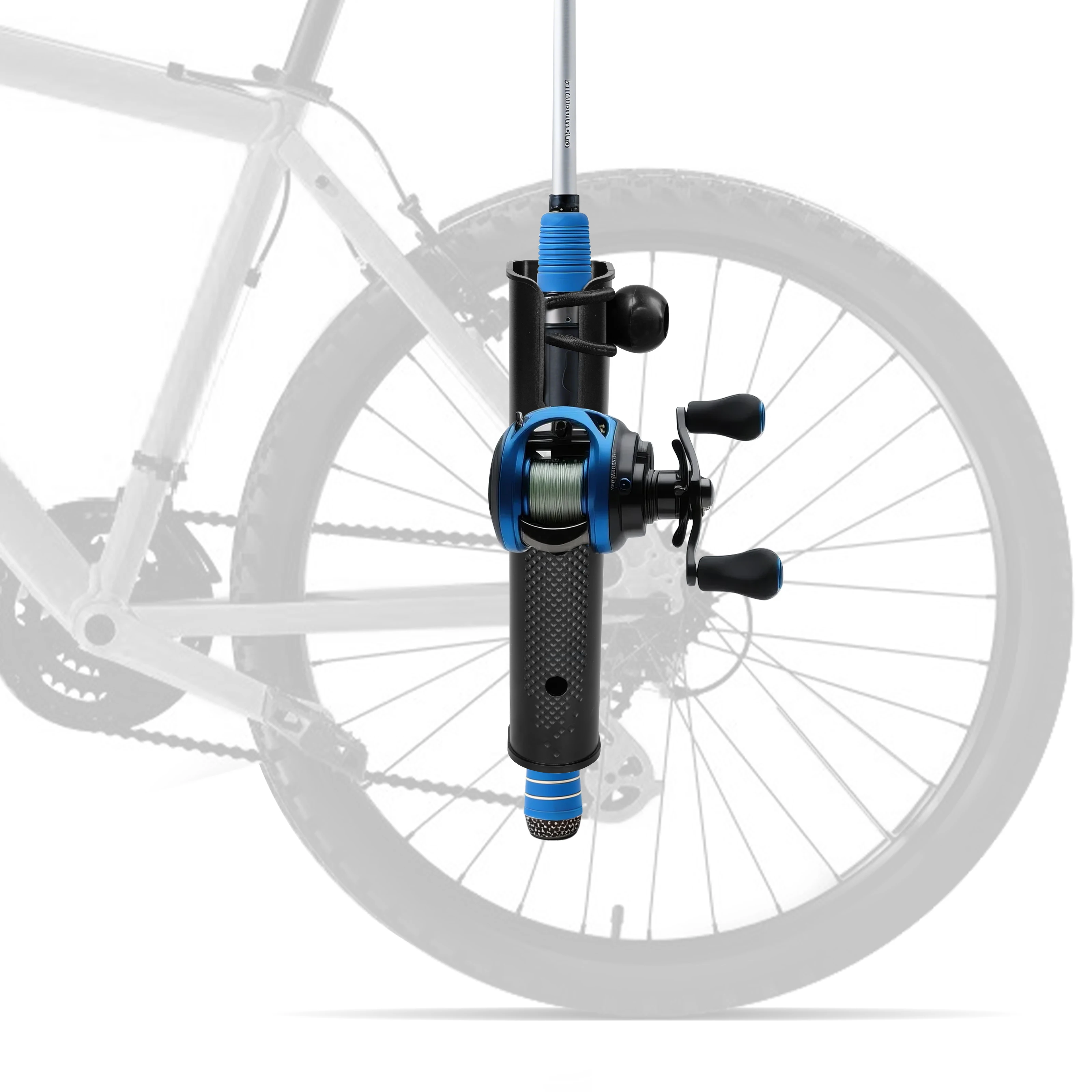 Soporte para Cañas de Pescar Hikeen para Bicicleta, Soporte Ajustable para Cañas de Pescar para Bicicleta, Playa, Auto, Silla de Pesca, ATV, Barcos, Carritos