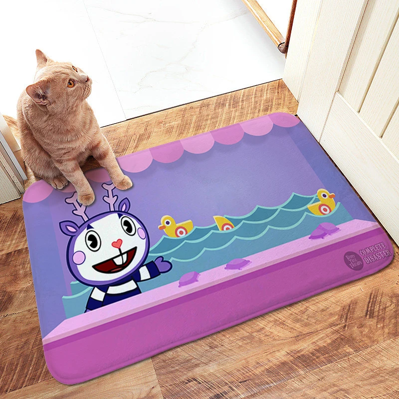 

Kitchen Carpet Z-Happy Tree Friendss Modern Home Decoration Mat Bedroom Rugs Baths Funny Doormat Non Slip Carpet Bathmat