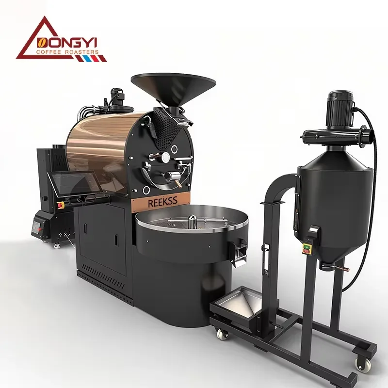 2026 Commercial Automatic 12kg Coffee Roaster Machine - REEKSS X Coffee Bean Roaster for Professional Use