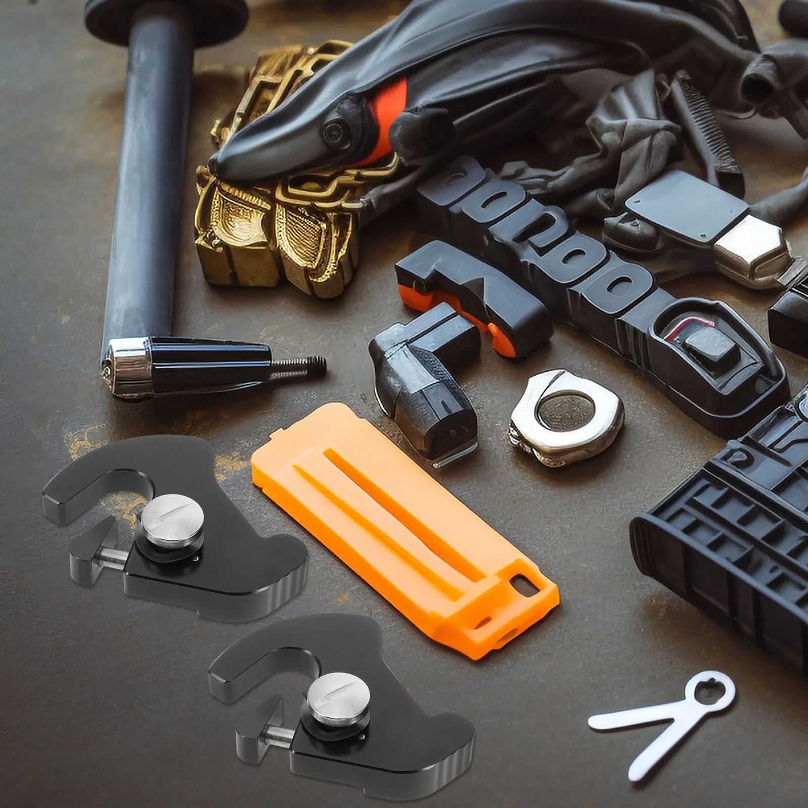 

Motorcycle Luggage Rack Clip Quick Release Lock Clamp Easy Fast Installation Secure Fixing Mechanism Aesthetic Appeal