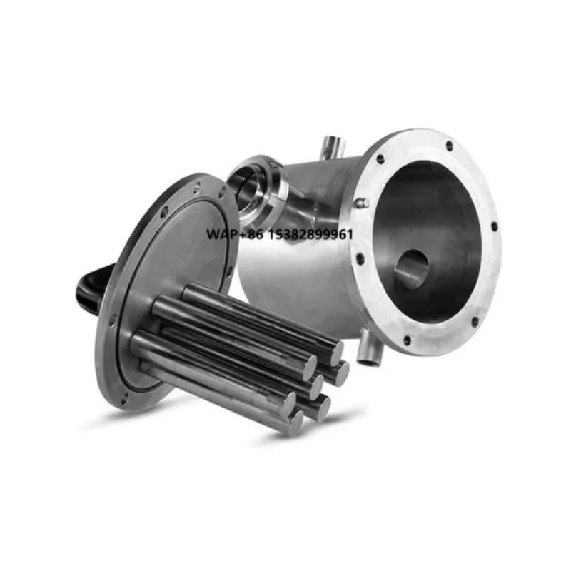 Strong Magnet Clamp Magnetic Strainers Flanged Grate Bar Separator Oil Food Grade 304 316 Filter Liquid Magnetic Hopper Trap