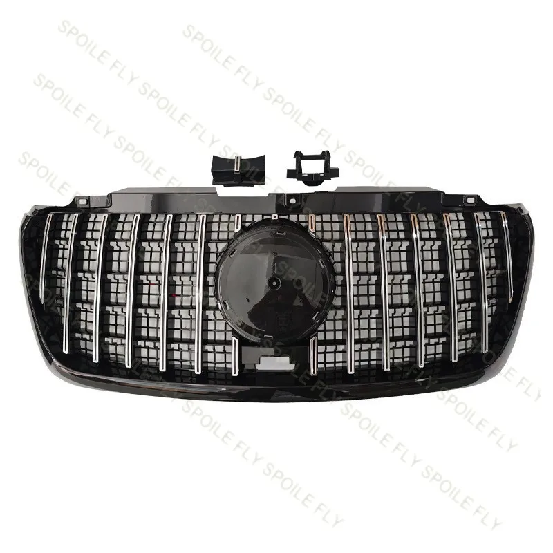 2018 To Up For Benz Sprinter Van W907 GT Style Facelift Upper Car Bumper Lip Mesh Grill Front Racing Grille Vent Radiator Cover