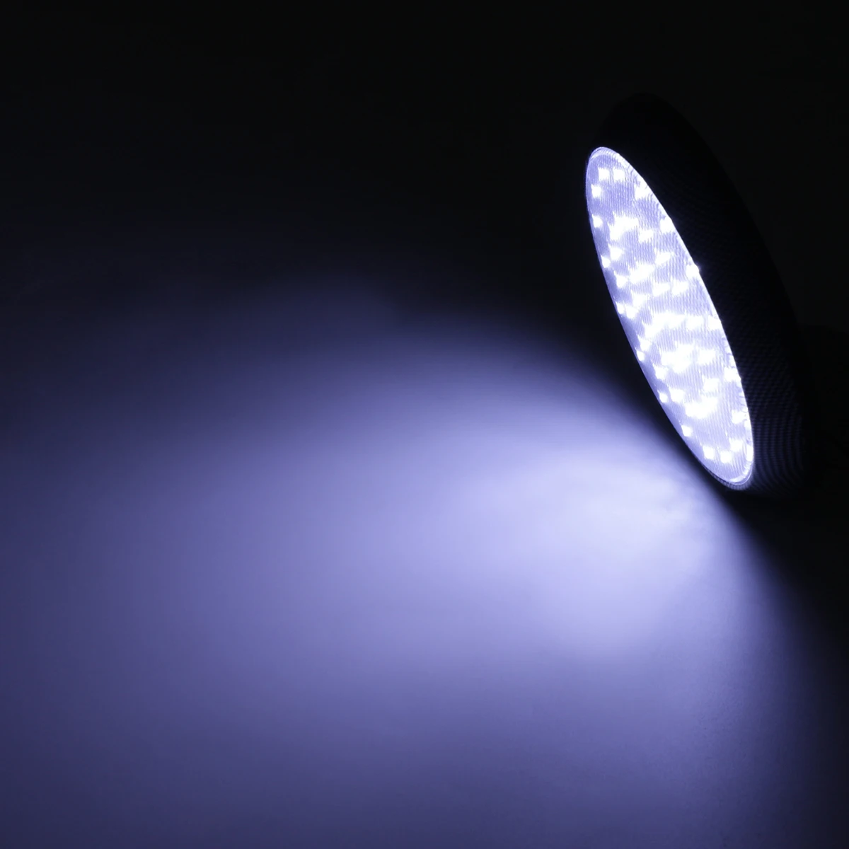 12V 46 LED coche redondo techo techo techo luz Interior lámpara interruptor de encendido/apagado para Camper Van caravana autocaravana barco RV 1 Uds