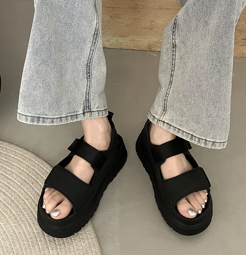 CHABELLA  Fashion Comfortable Thick Sole Platform Women's Sandals 2024 Summer Lightweight Beach Outside Non Slip Roman Sandals