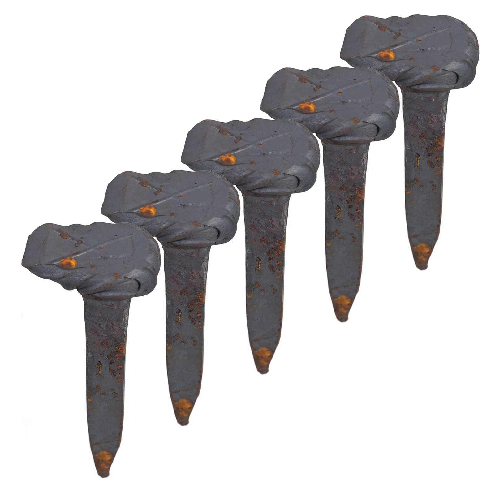 

6pcs Railroad Spikes for Tracks Flooring Furniture Decorative Projects Durable Iron Material Suitable Various Conditions