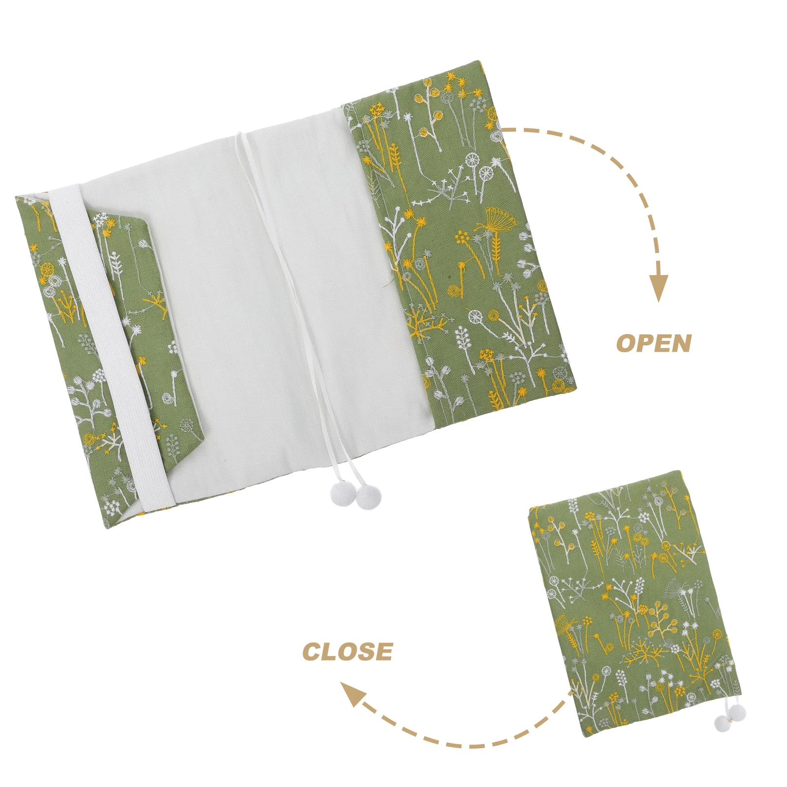 Book Cover Protective Protection Protector Covers for Hardcover Sleeve Paperbacks Exquisite Decors Cloth