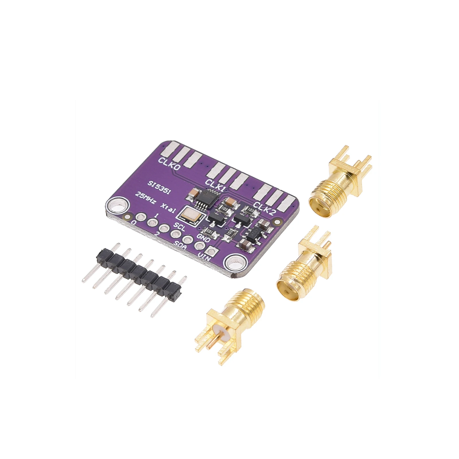 DC 3V-5V CJMCU-5351 Si5351A Si5351 I2C Clock Generator Breakout Board Module Signal Generator Clock 8KHz-160MHz