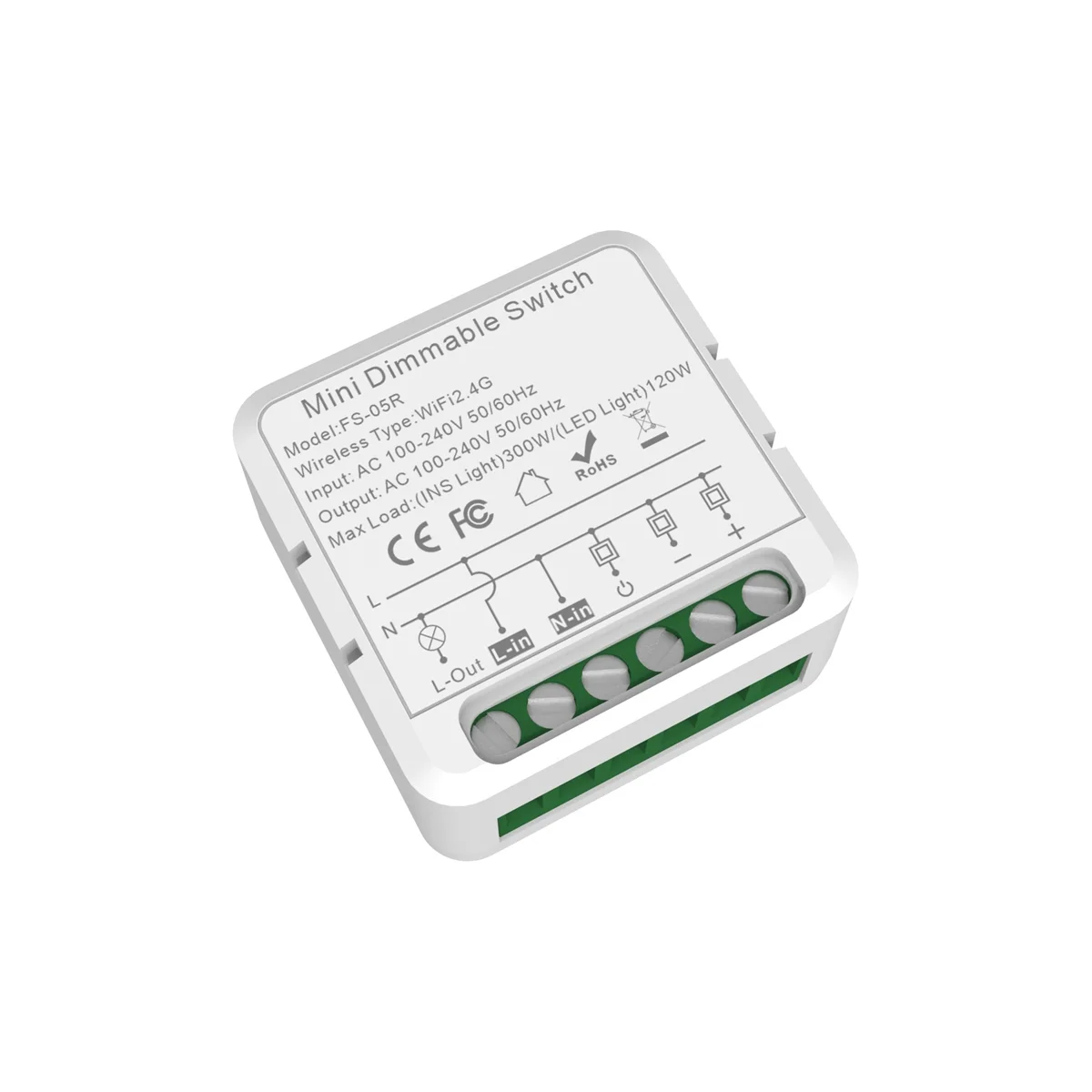 Módulo de interruptor de atenuadores inteligentes con WiFi, Control de 2 vías, luces LED regulables, funciona con Alexa y Google Home, Tuya