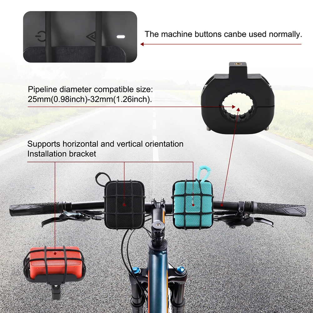 Fixed Holder Anti-slip Portable MTB Road Bike Bracket Speaker Rack Bike Speaker Holder for JBL GO 4/GO 3/GO 2 BT Speaker