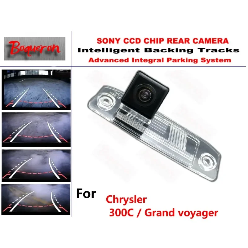 

for Chrysler 300C / Grand voyager CCD Car Backup Parking Camera Intelligent Tracks Dynamic Guidance Rear View Camera