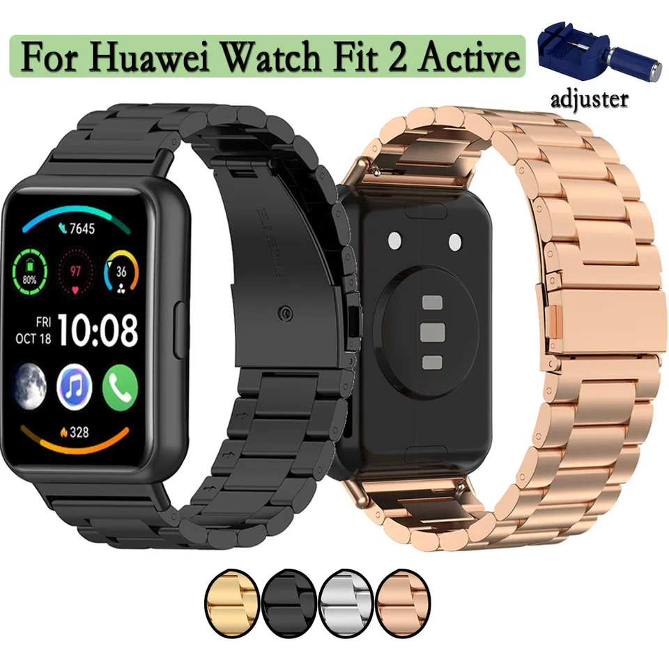 Metal Strap For Huawei Watch Fit 2 / Fit 2 Active Watchband