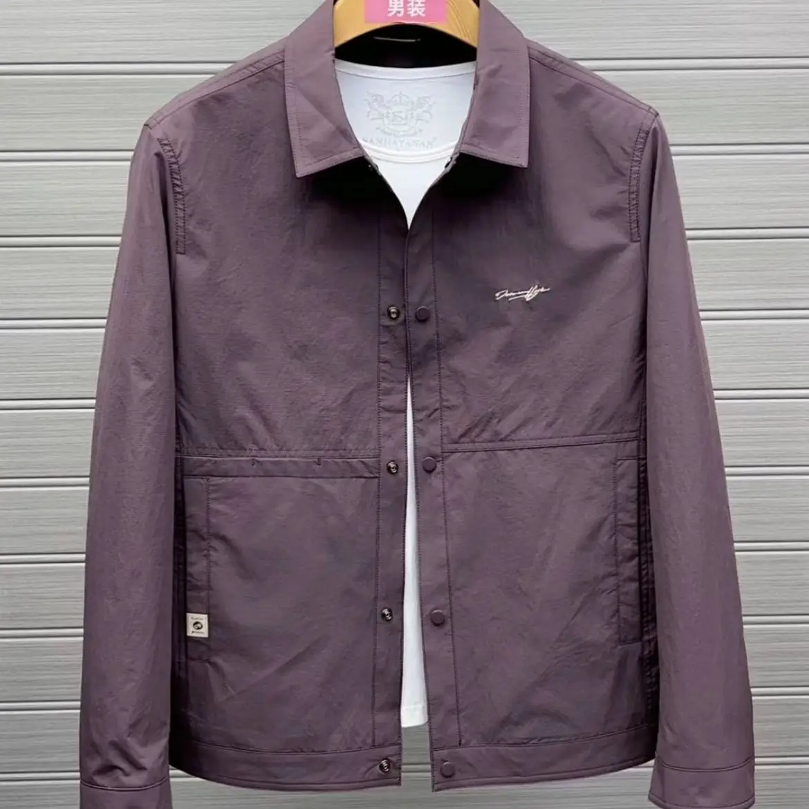 

Мужская повседневная свободная куртка-жакет для молодежи, весна-осень, новая, однотонная, верхняя одежда, модная, универсальная, весна-лето