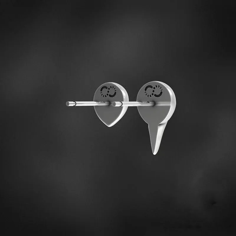 EVA Neon Genesis Evangelion 3th Sachiel Angel Earring Set Silver Plated Anime Cosplay Jewelry for Fans Gift - view 2