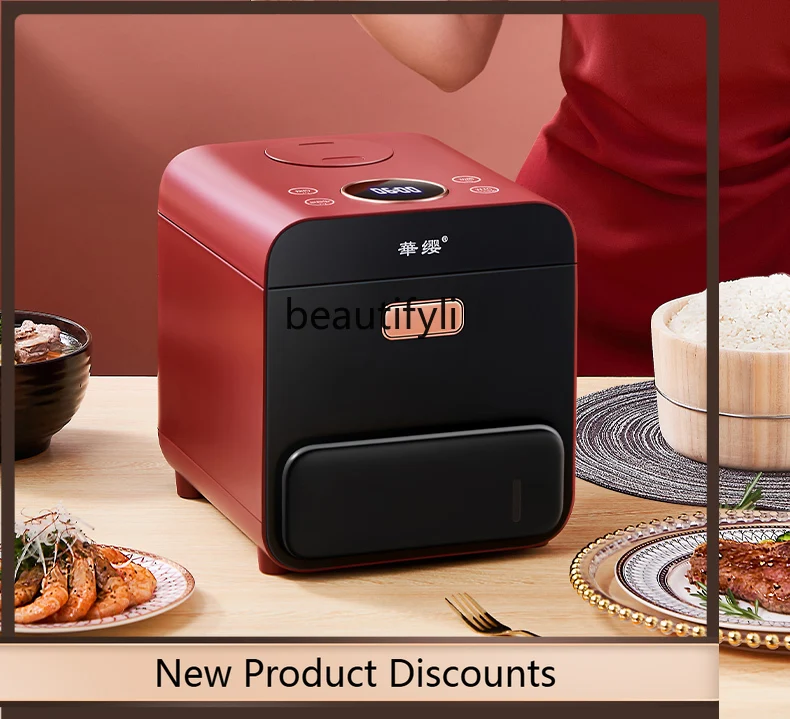 

A61 Automatic Rice Washing Low Sugar Rice Cooker Household Intelligent Steam Wooden Barrel Rice Cooker