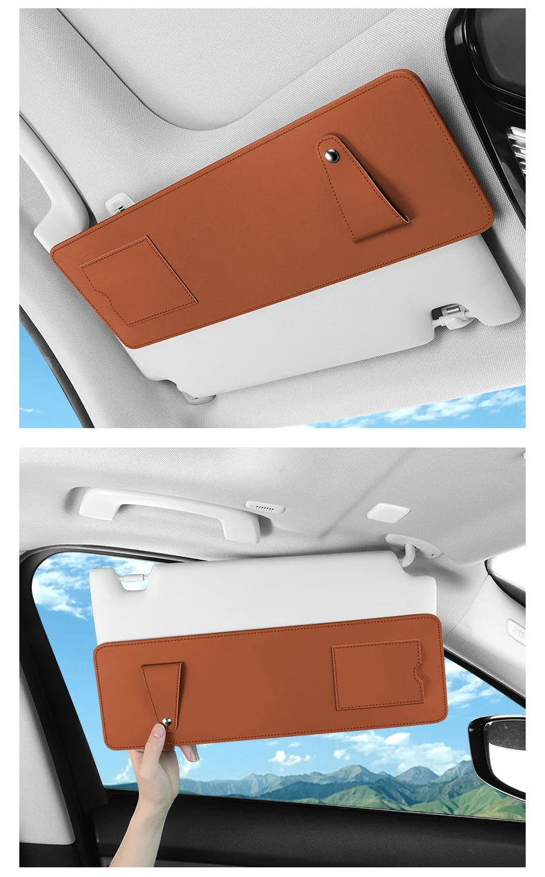 Neue Auto-Sonnenblenden-Verlängerungszubehörteile, Auto-Sonnenblenden-Verlängerer, Blendschutz, Sonnenschutz, Universelle Auto-Sonnenblenden-Kartenhalterung – Detail 16