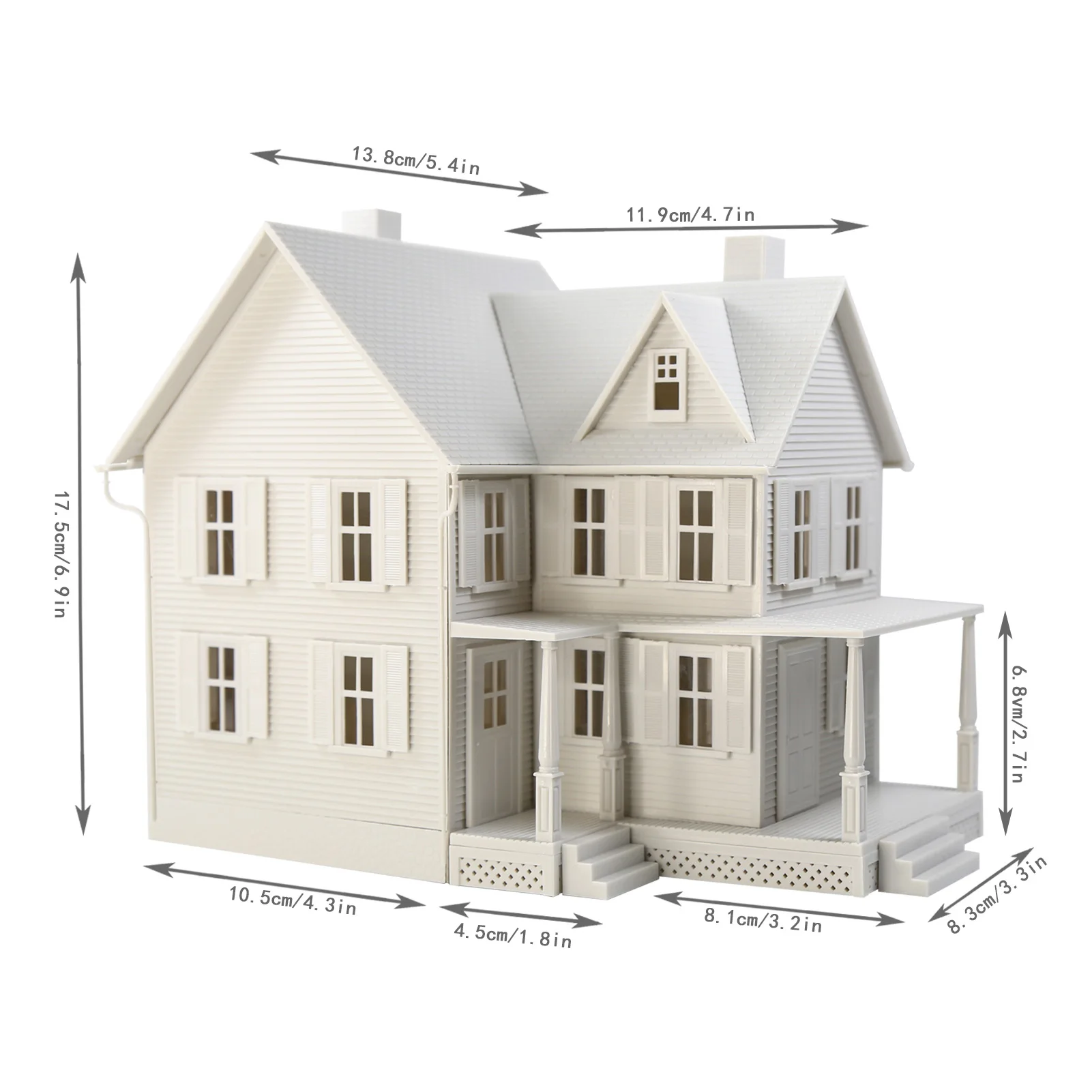 Evemodel O échelle modèle Dwelling maison Kit non peint non assemblé bâtiment architectural JZO7