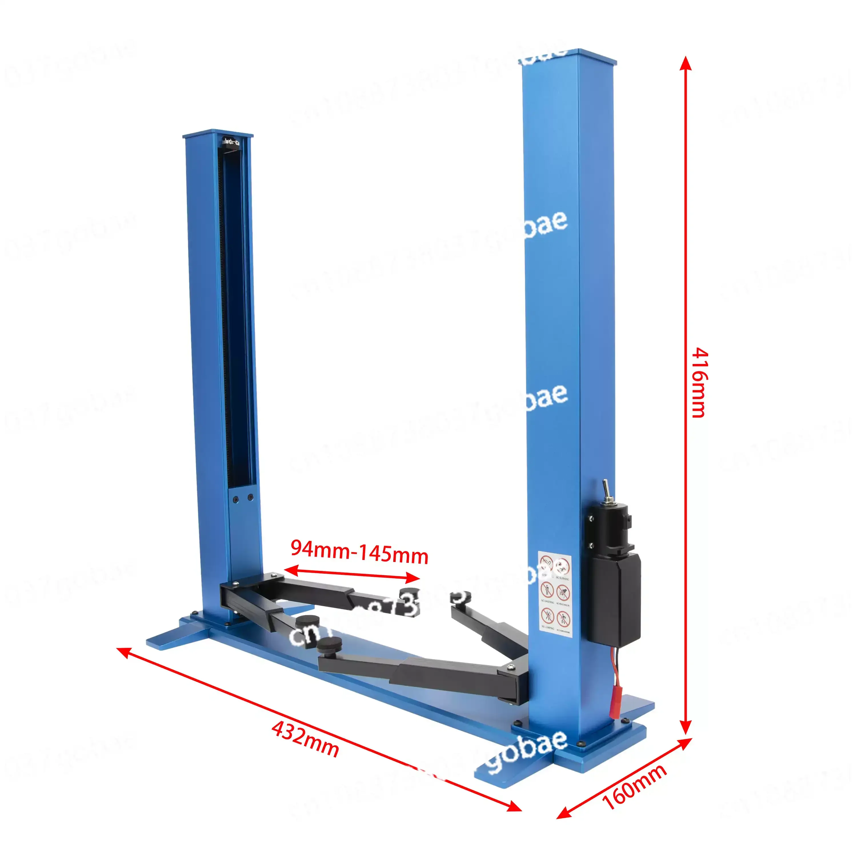1/10 1/8 ratio car double column lifting garage scene automatic lifting double motor garage gantry series