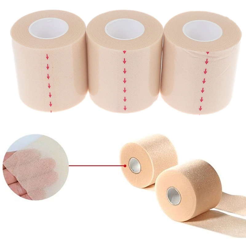 1 Roll Self-adhesive Underwrap Sports Pre-Wrap For Athletic Tape Foam Sponge Skin Film Elastic Bandage Elbow Knee Pads