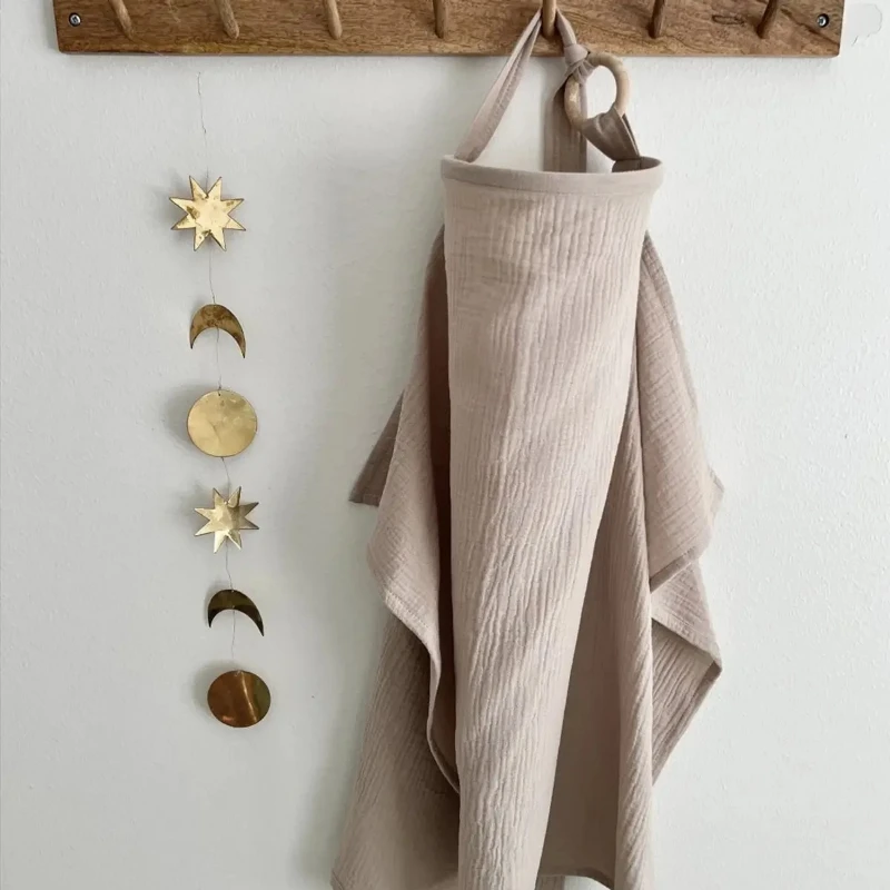 Couverture anti-exposition d'allaitement pour mère extérieure, couverture de couverture de voiture d'alimentation pour bébé, écharpe de protection de la vie privée respirante en pur coton