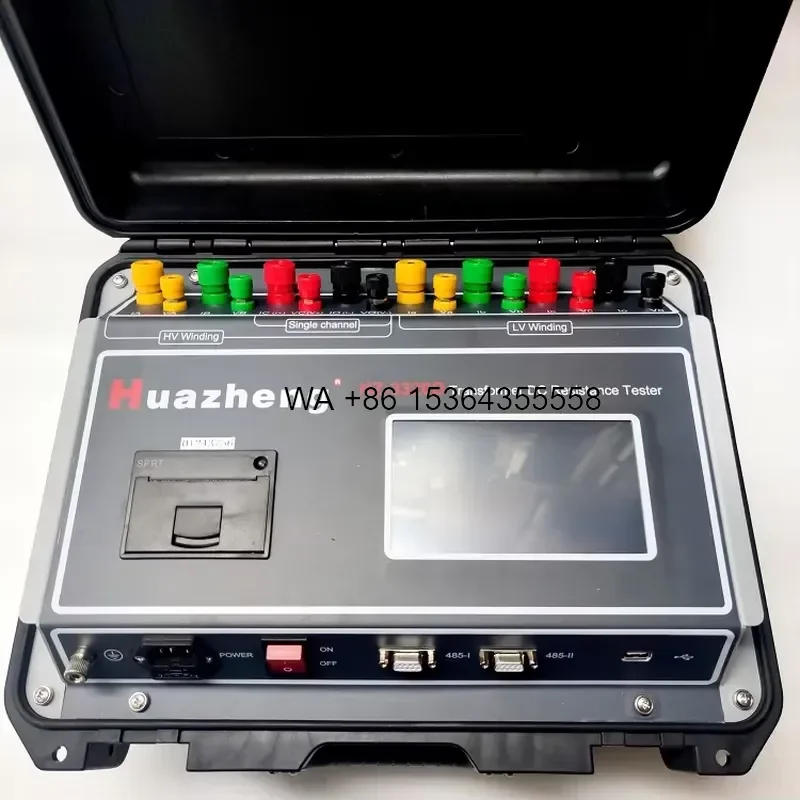 Wmwmnu for Huazheng Transformer DC Resistance Meter 3 Phase DC Winding Resistance Testing Winding Resistance