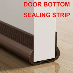 Soundproof Door Bottom Sealing Strip Dorm Insect Prevention PVC Draught Excluder Home 93cm Door Draft Stopper