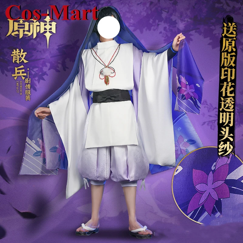 

Cos-Mart Game Genshin Impact Scaramouche Cosplay Costume Fahsion Kimono Uniforms Activity Party Role Play Clothing