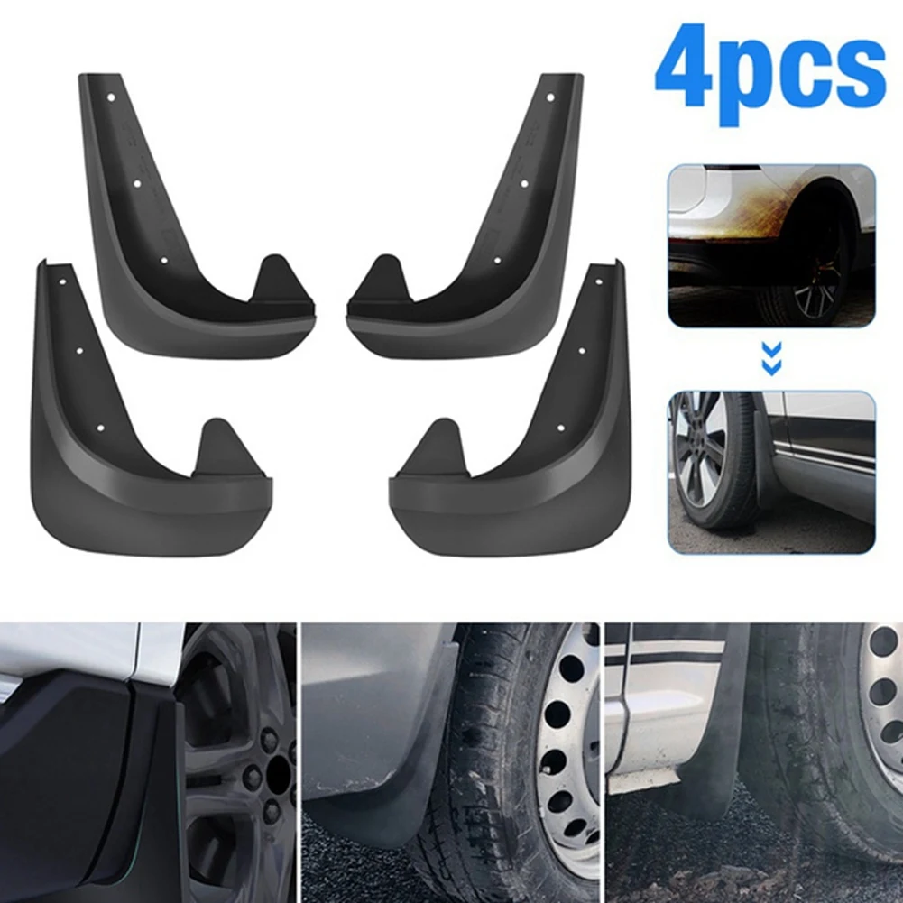 4Pcs/Set Universal Car Front Rear Mud Flap Mudguards Fender Shield Splash Guard for Ford Volvo Jeep Toyota Dodge Mondeo