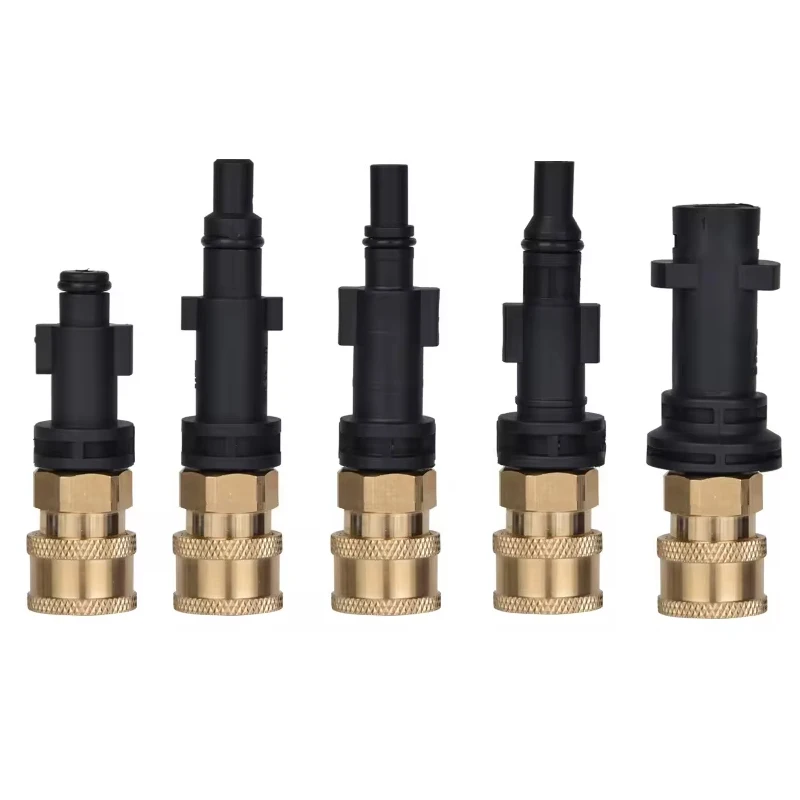 압력 와셔 어댑터, Karcher LAVOR Bosch 파크사이드 세차용 물총에 퀵릴리즈 연결, 1/4 인치