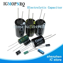 20pcs 35V-470uF Aluminum Electrolytic Capacitor 4V 10V 16V 25V 100UF 220UF 330UF 680UF 47UF 10UF 22UF