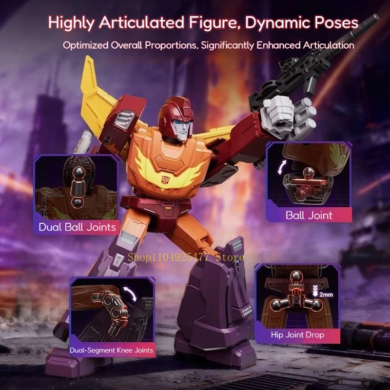 Blokees Transformers Galaxy Version Vol.10 Collectible Movable Models Galvatron Scorponok Sixshot Assembled Model Toys
