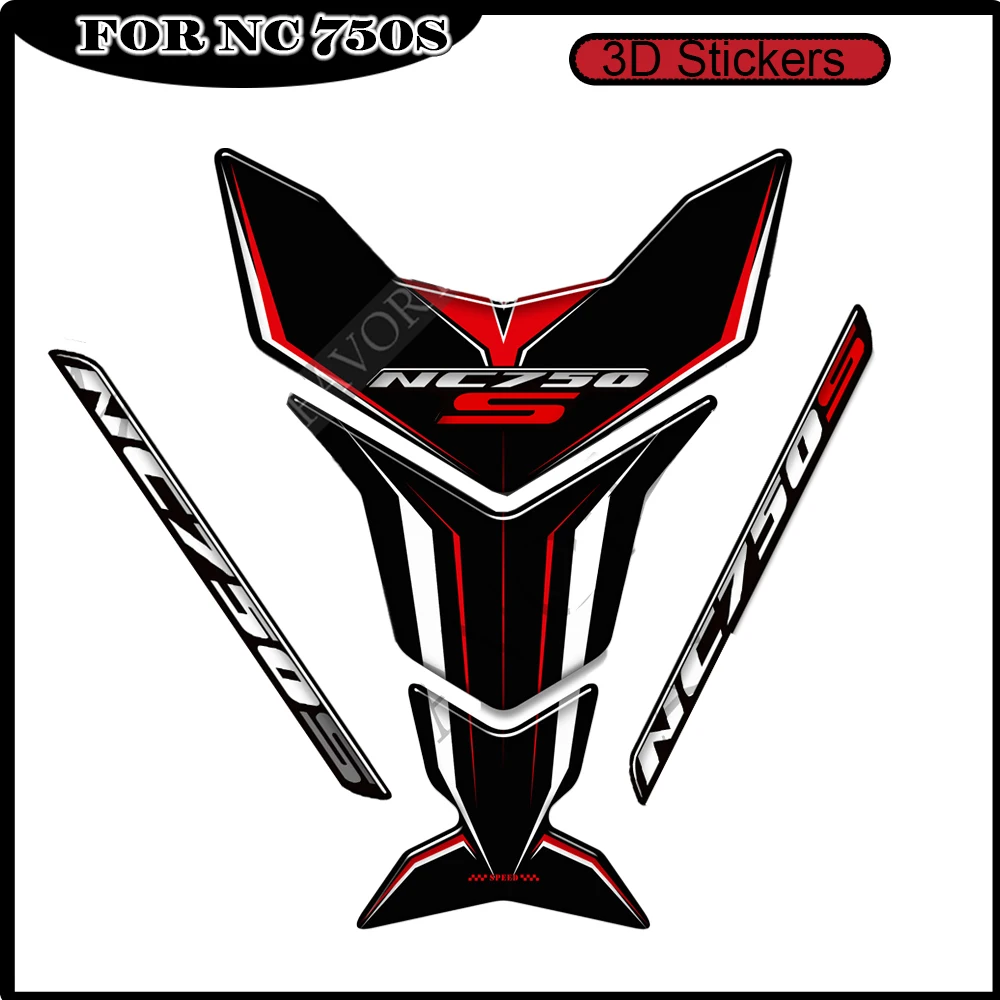 

For Honda NC750S Motorcycle Tank Pad Fuel Oil Kit Helmet Protector Windshield Fairing Emblem Logo Badge Protection Stickers