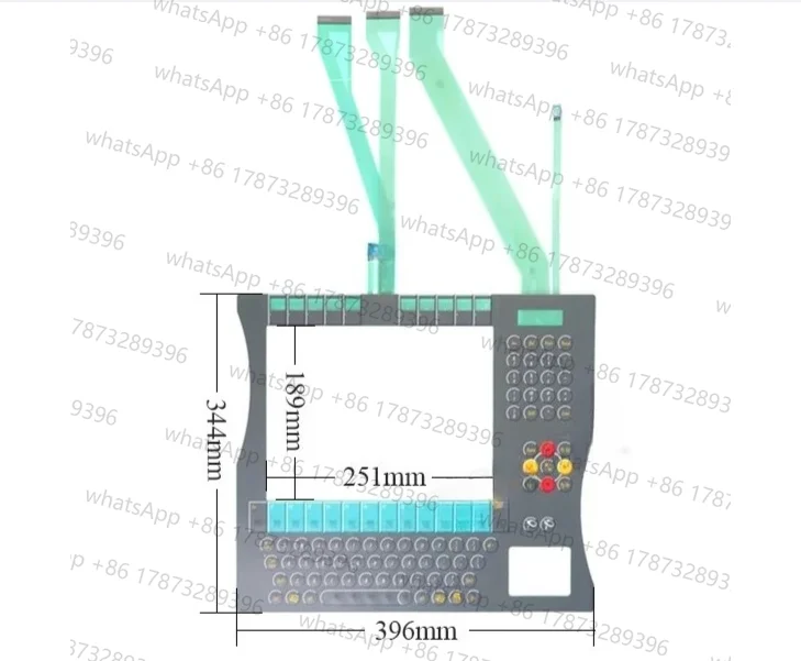CP7031-0002 CP7031-0002-0000 غشاء لوحة المفاتيح زر لوحة المفاتيح لبيكهوف CP7031-0002 CP7031-0002-0000 لوحة المفاتيح الغشائية التبديل