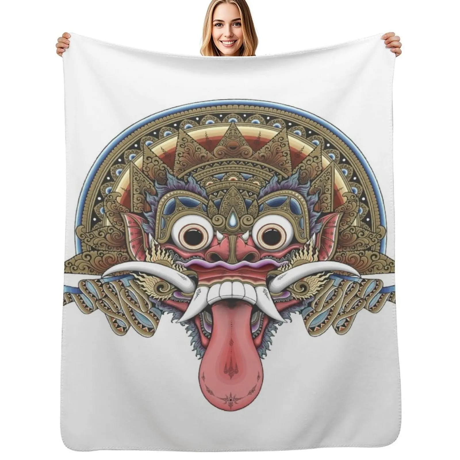 3D Printing Bali - Bali Boma Throw Blanket Machine Washable