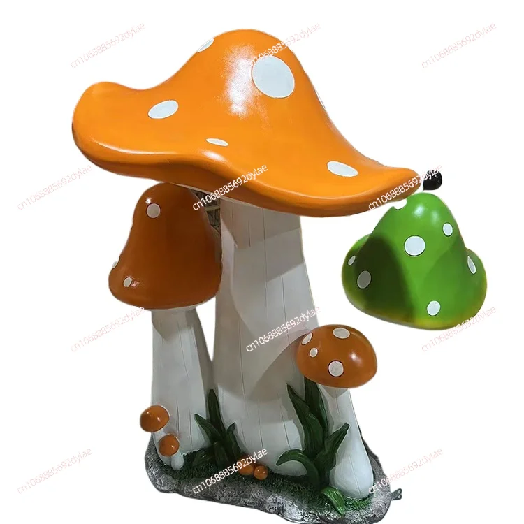 Cartoon Mushroom Statue