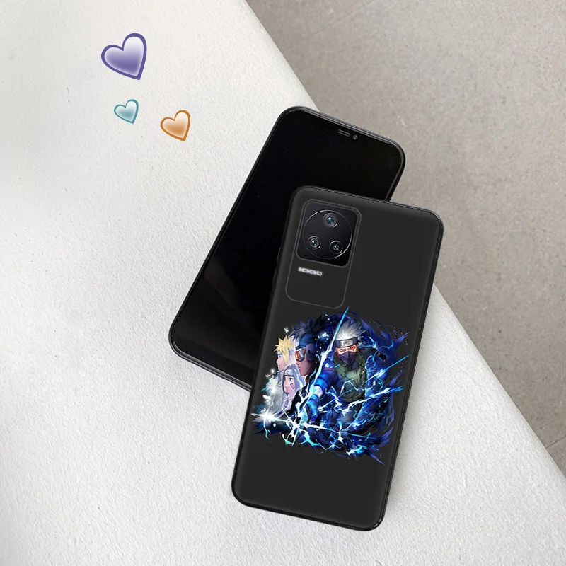 Matte Phone Case for Xiaomi Mi Poco F3 F4 F5 X3 X4 X5 M3 M4 Pro GT M5 C40 C50 C51 M5S Anime N-Narutos Itachi Black Soft Cover