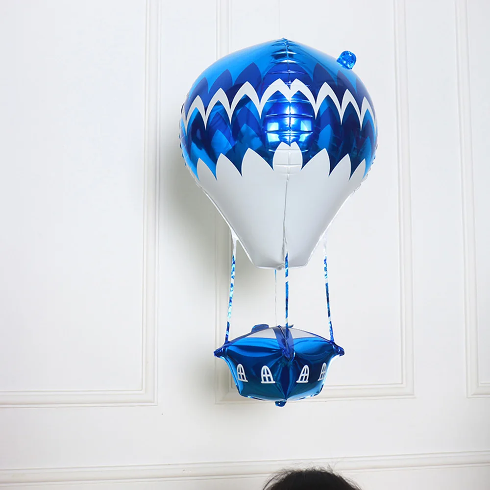 22inch 4D Hot Air Balloon Wave Hot Air Modeling Aluminum Film Balloons Wedding Kids Birthday Party Outdoor Flying Globos Decor