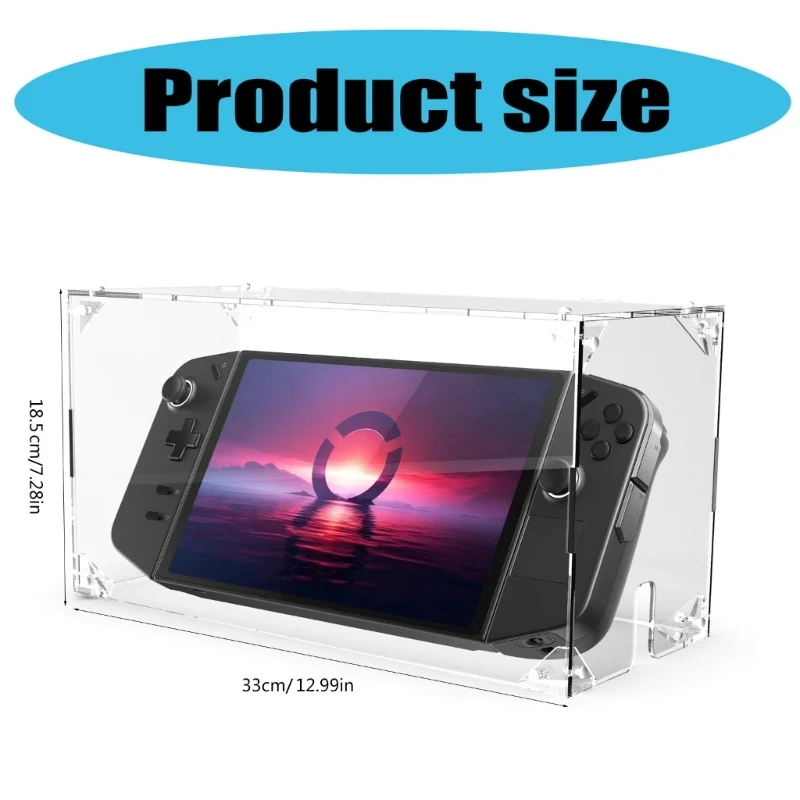 Protetores capa poeira transparente caixa console jogos capa protetora transparência