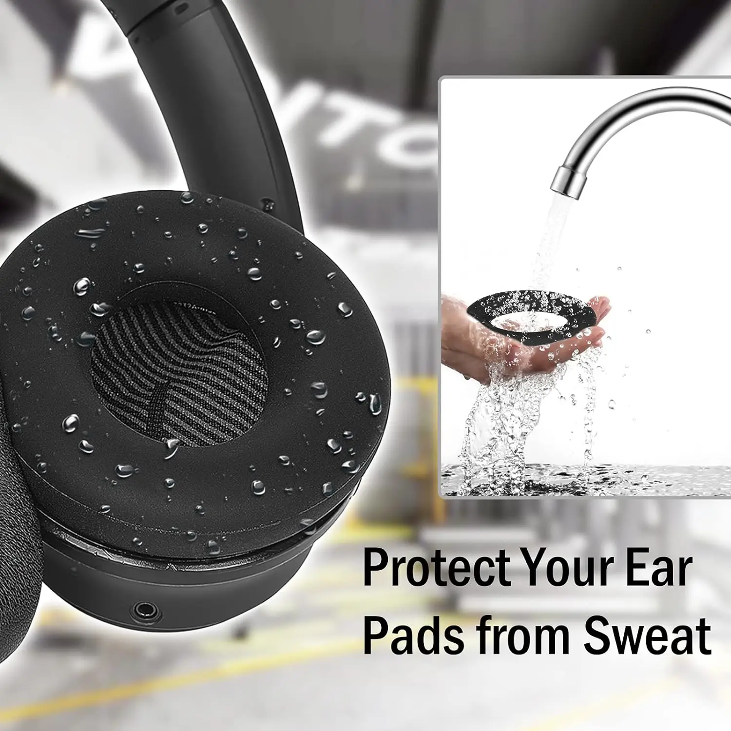 Silicone ear pad protective cover for Boseqc15 QC25 QC35 QC45/AE2 AE2I AE2W/Soundtrue & SoundLink AE Earphone Pad, anti-sweat