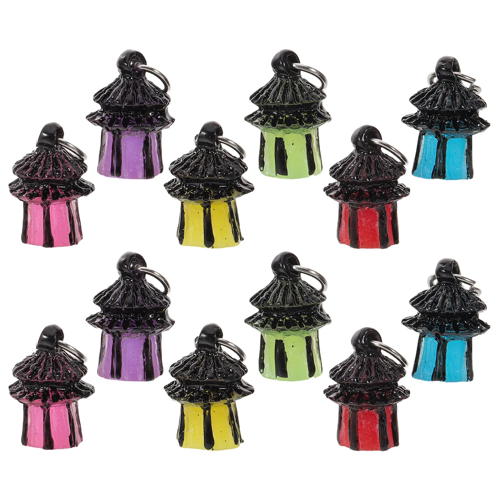 

14Pcs Night Glow Lamp Decor - Mini Luminous Lights for Fairy Garden Micro Landscape, Accessories, Christmas Village