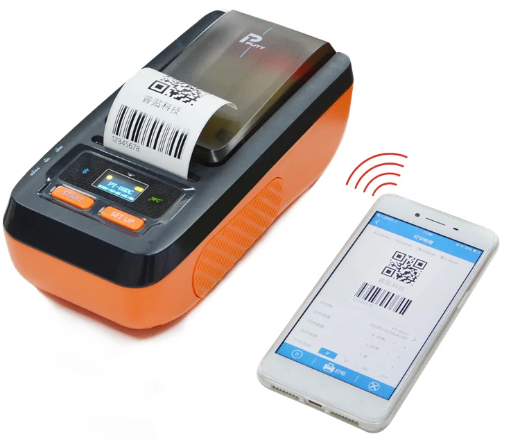Popular Model 52mm Thermal Transfer Printer Cheap Price Pt 66dc